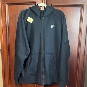Nike Men's Navy Blue Full-Zip Hoodie size 3X